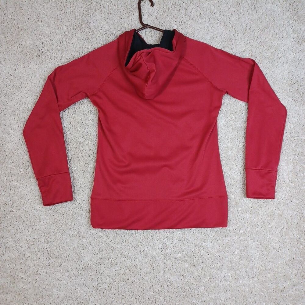 Ohio State Buckeyes Hoodie Men's Medium M Football Scarlet and Gray Pullover - Picture 5 of 5